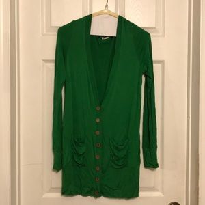 soprano kelly green cardigan